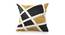 Darrylin Multicolor Abstract 16 x 16 inches Velvet Cushion Cover Set of 5 (41 x 41 cm  (16" X 16") Cushion Size, Multicolor) by Urban Ladder - Design 1 Side View - 491422