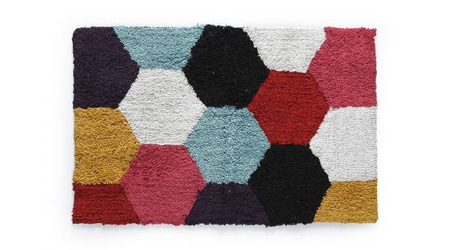 BertonMulticolor Abstract Cotton 32 x 20 inches Anti Skid Doormat (Medium Size, Multicolor) by Urban Ladder - Front View Design 1 - 491508