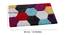RitchMulticolor Abstract Cotton 24 x 16 inches Anti Skid Doormat (Medium Size, Multicolor) by Urban Ladder - Design 1 Dimension - 491631