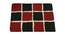 LatimerMulticolor Abstract Cotton 24 x 16 inches Anti Skid Doormat - Set of 2 (Medium Size, Multicolor) by Urban Ladder - Cross View Design 1 - 491665