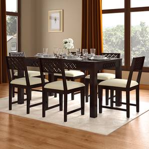 Mahogany 6 seater dining cheap table