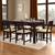 Alaca 6 seater dining setfinishmango mahogany colorcamila ivory lp
