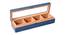 Cesco Solid Wood 50 ml Jar with Lid (Blue) by Urban Ladder - Front View Design 1 - 493366