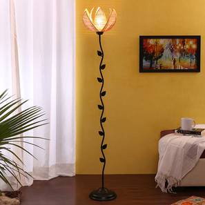 Floor Lamps Design Davenport Black Bamboo Shade Floor Lamp (Beige)