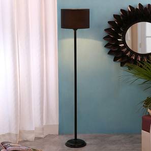 Fox Black Cotton Shade Floor Lamp-image-3