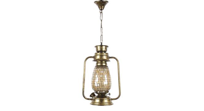 Opal Multicolor Metal Lantern Hanging Lamp (Multicolor) by Urban Ladder - Front View Design 1 - 493653
