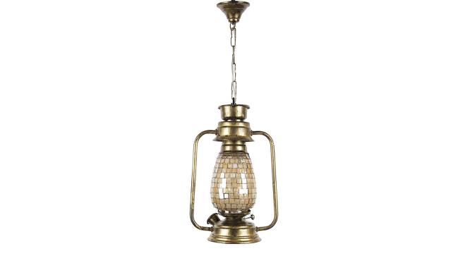 Opal Multicolor Metal Lantern Hanging Lamp (Multicolor) by Urban Ladder - Front View Design 1 - 493653