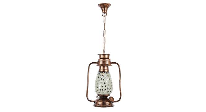 Sloane Multicolor Metal Lantern Hanging Lamp (Multicolor) by Urban Ladder - Front View Design 1 - 493655