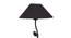 Brighley Black Cotton Shade Floor Lamp (Black) by Urban Ladder - Front View Design 1 - 493657