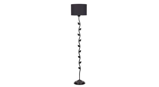 Aerilyn Black Cotton Shade Floor Lamp (Black) by Urban Ladder - Cross View Design 1 - 493677