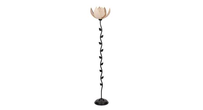 Davenport Black Bamboo Shade Floor Lamp (Beige) by Urban Ladder - Cross View Design 1 - 493680