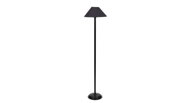 Huck Black Cotton Shade Floor Lamp (Black) by Urban Ladder - Cross View Design 1 - 493687