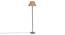 Denzel Beige Cotton Shade Floor Lamp (Beige) by Urban Ladder - Cross View Design 1 - 493693