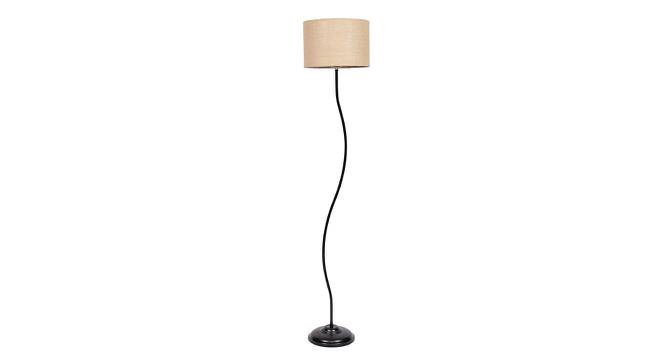Donahue Beige Cotton Shade Floor Lamp (Beige) by Urban Ladder - Cross View Design 1 - 493694