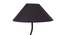 Orion Black Cotton Shade Floor Lamp (Black) by Urban Ladder - Design 1 Side View - 493702