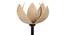 Boone Black Bamboo Shade Floor Lamp (Beige) by Urban Ladder - Design 1 Side View - 493703
