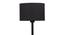 Fox Black Cotton Shade Floor Lamp (Black) by Urban Ladder - Design 1 Side View - 493704
