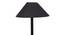 Huck Black Cotton Shade Floor Lamp (Black) by Urban Ladder - Design 1 Side View - 493705