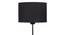 Saul Black Cotton Shade Floor Lamp (Black) by Urban Ladder - Design 1 Side View - 493706