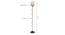 Thessaly Black Bamboo Shade Floor Lamp (Beige) by Urban Ladder - Design 1 Dimension - 493719