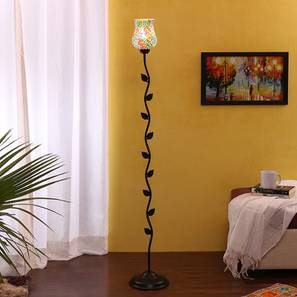 Floor Lamps Design Stafford Black Glass Shade Floor Lamp (Multicolor)