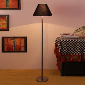 devansh Deance Black Cotton Shade Floor Lamp-picture-20