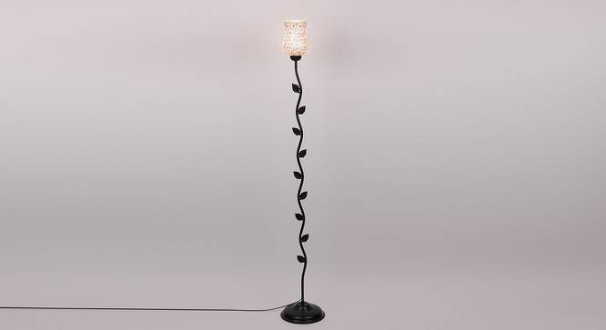 Robert Black Glass Shade Floor Lamp (Multicolor) by Urban Ladder - Front View Design 1 - 493752