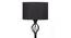 Gloria Black Cotton Shade Floor Lamp (Black) by Urban Ladder - Front View Design 1 - 493757