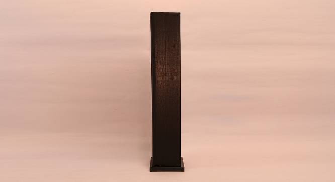 Claudette Black Cotton Shade Floor Lamp (Black) by Urban Ladder - Front View Design 1 - 493760