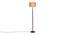 Darlene Grey Cotton Shade Floor Lamp (Grey) by Urban Ladder - Front View Design 1 - 493761