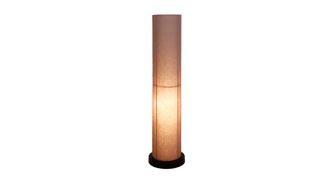 Paget Grey Cotton Shade Floor Lamp (Grey) by Urban Ladder - Front View Design 1 - 493769