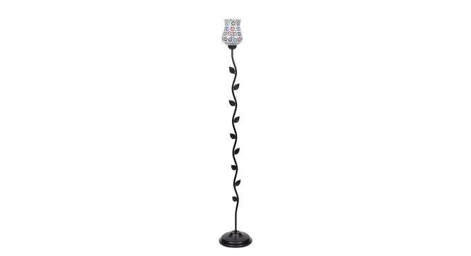 Stafford Black Glass Shade Floor Lamp (Multicolor) by Urban Ladder - Cross View Design 1 - 493775