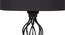 Gloria Black Cotton Shade Floor Lamp (Black) by Urban Ladder - Cross View Design 1 - 493778