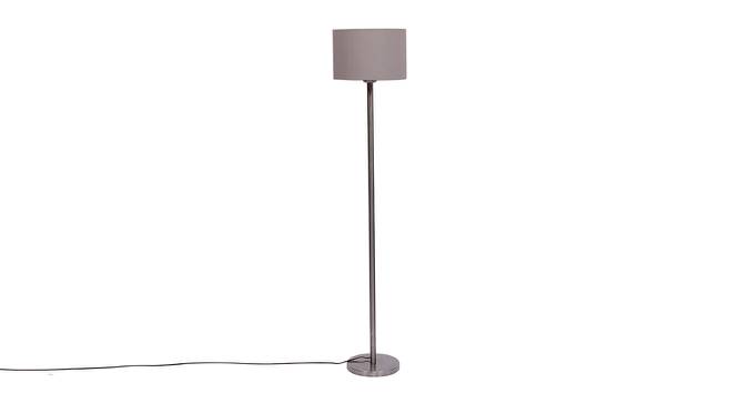 Darlene Grey Cotton Shade Floor Lamp (Grey) by Urban Ladder - Cross View Design 1 - 493782