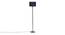 Daveigh Blue Cotton Shade Floor Lamp (Blue) by Urban Ladder - Cross View Design 1 - 493783