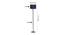 Daveigh Blue Cotton Shade Floor Lamp (Blue) by Urban Ladder - Design 1 Dimension - 493823