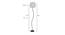 Deven Grey Cotton Shade Floor Lamp (Grey) by Urban Ladder - Design 1 Dimension - 493828
