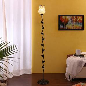 Thompson Black Glass Shade Floor Lamp-image-37