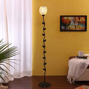 Winston Black Glass Shade Floor Lamp-image-36