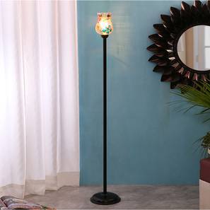 Cary Black Glass Shade Floor Lamp-image-7