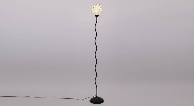Maitland Black Glass Shade Floor Lamp (Multicolor) by Urban Ladder - Front View Design 1 - 493873