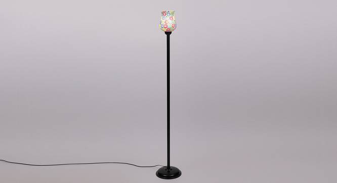 Brody Black Glass Shade Floor Lamp (Multicolor) by Urban Ladder - Front View Design 1 - 493875