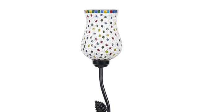 Thompson Black Glass Shade Floor Lamp (Multicolor) by Urban Ladder - Design 1 Side View - 493882