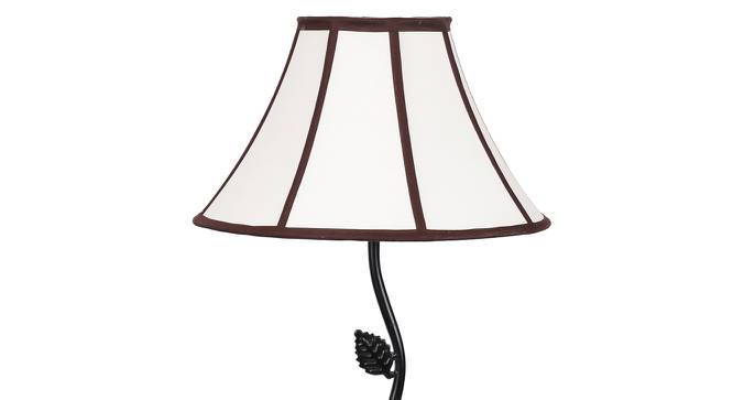 Orson Black Cotton Shade Floor Lamp (Multicolor) by Urban Ladder - Design 1 Side View - 493885