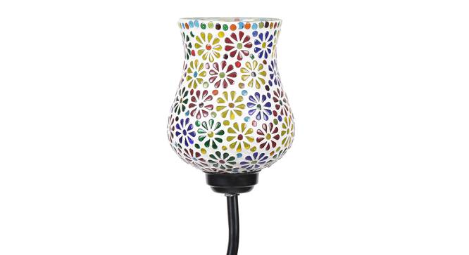 Maynard Black Glass Shade Floor Lamp (Multicolor) by Urban Ladder - Design 1 Side View - 493887