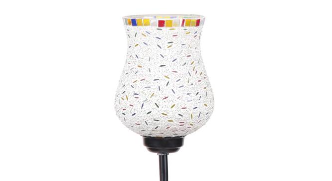 Hathaway Black Glass Shade Floor Lamp (Multicolor) by Urban Ladder - Design 1 Side View - 493890