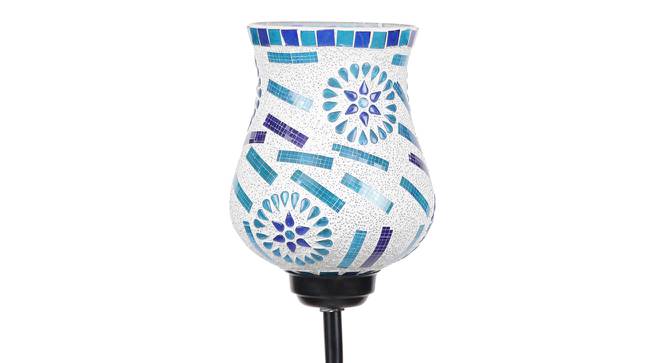Langley Black Glass Shade Floor Lamp (Multicolor) by Urban Ladder - Design 1 Side View - 493892