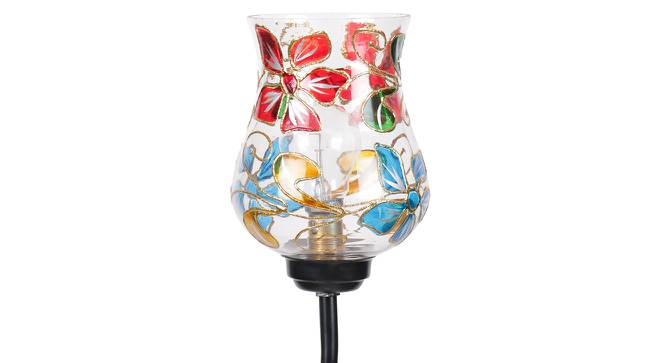 Leighton Black Glass Shade Floor Lamp (Multicolor) by Urban Ladder - Design 1 Side View - 493893