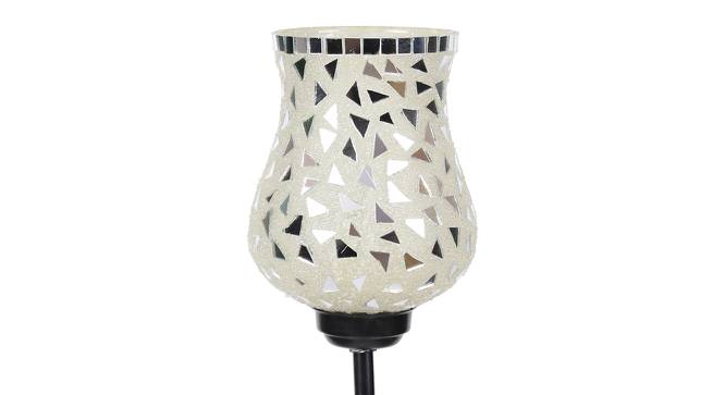 Lennox Black Glass Shade Floor Lamp (Multicolor) by Urban Ladder - Design 1 Side View - 493894