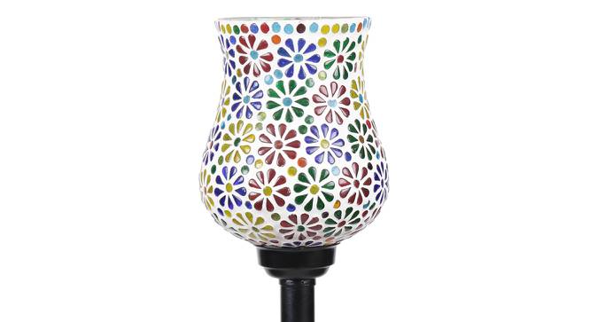 Brody Black Glass Shade Floor Lamp (Multicolor) by Urban Ladder - Design 1 Side View - 493897